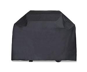 KZ GARDEN - Housse de Protection Barbecue XXL 142x43x120 cm Noire | Bâche Polyéthylène Haute Densité Imperméable & Rembourrée Anti-Rayures | Couverture Gaz/Charbon Anti-UV