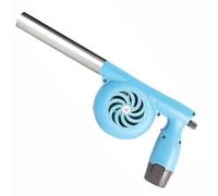 KZU Soufflet de cheminée électrique, souffleur d'air pour barbecue, ventilateur de cuisine d'extérieur à main - Ventilateur de démarrage au charbon de bois - Soufflet sans fil pour barbecue, camping