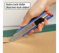 NT Cutter Couteau L-300RP 18 mm boîtier plastique bleu