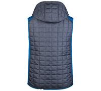 L-Boxx Gilet hybride en maille polaire pour homme - royal melange / anthracite melange Gre XL