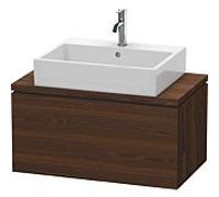 L-Cube Duravit vasque LC580206969 82 x 47,7 cm, noyer brossé, pour console, coulissant 2000
