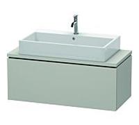 L-Cube Duravit vasque LC580400707 102 x 47,7 cm, gris béton mat, pour console, coulissant 2000