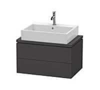 Duravit L-Cube Meuble bas, 2 tiroirs, LC580608080,