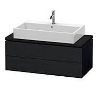 Meuble sous-lavabo Duravit L-Cube pour console, Compact, suspendu, 2 tiroirs, 1020x400x477mm, LC580901616