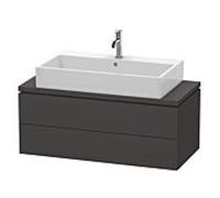 Meuble sous-lavabo Duravit L-Cube pour console, Compact, suspendu, 2 tiroirs, 1020x400x477mm, LC580908080