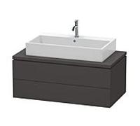 Duravit L-Cube Meuble sous-lavabo pour console, suspendu, 2 tiroirs, 1020x400x547mm, LC581908080