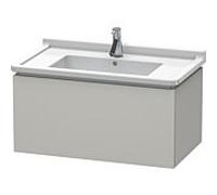 Duravit Meuble sous-vasque L-Cube – 1 tiroir, 82×40,8×46,9 cm, Gris béton mat (LC616500707)