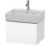 L-Cube Duravit vasque LC617501818 58,4x 45,9 cm, blanc mat, 2000 coulissant, suspendu