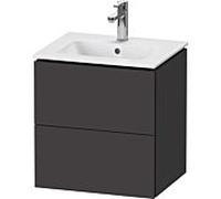 Duravit Bâti-support lavabo suspendu L-Cube LC621808080 2 tiroirs 520×550×421mm Graphite super mat