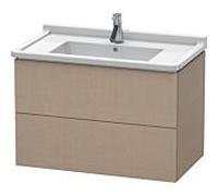 L-Cube Duravit vasque LC626507575 82 x 46,9 cm, lin, 2 tiroirs, suspendu