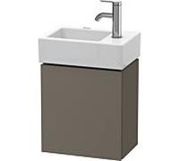 Duravit L-Cube Meuble sous-lavabo suspendu, 1 porte, charnière à gauche, 364x400x241mm, LC6293L9090