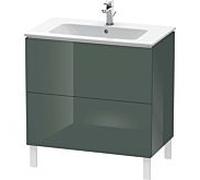 Duravit meuble sous-lavabo L-CUBE 820 x 481 x 704 mm dolomiti grey haute brillance