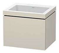 Duravit L-Cube Meuble avec vasque Vero Air, 1 tiroir, LC6916N9191,