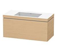 Duravit Meuble sous-vasque L-Cube LC6918N3030 100 x 48 cm sans trou pour robinetterie chêne naturel