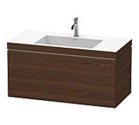 Duravit Meuble suspendu L-Cube c-bonded LC6918O6969 – 1 tiroir, 1 trou, 1000x500x480mm