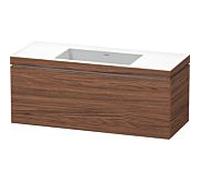 L-Cube Duravit vasque LC6919N2121 120 x 48 cm, sans trou pour robinetterie, 2000 foncé, coulissant match2