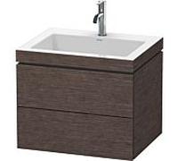 L-Cube Duravit vasque LC6926O7272 60 x48 cm, 2000 , chêne foncé brossé, 2 tiroirs