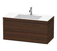 Duravit Meuble suspendu L-Cube c-bonded LC6928O6969, 2 tiroirs, sans trop-plein, 1000x500x480 mm