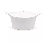 L´incroyable Cocotte Cookut Revêtement céramique Blanc Polaire - Sans Bouton Ni Manique 28 cm