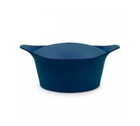 L´incroyable Cocotte Cookut Revêtement céramique Bleu Myrtille - Sans Bouton Ni Manique 24 cm