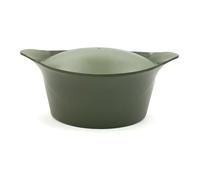 L´incroyable Cocotte Cookut Revêtement céramique Vert Fougère - Sans Bouton Ni Manique 24 cm