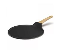 L´incroyable Crêpière Poêle à Crêpes Plancha Cookut Revêtement Céramique 26 cm - Noir Graphite