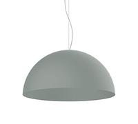 L+, Lustre suspendu, en métal, forme demi-sphère, diamètre 60cm, 1x E27, couleur vert RAL 16-5808 TCX (vert Iceberg, 60 cm)
