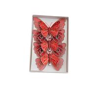 L ' Ornement de Noël Papillon floqué de qualité supérieure ajoute de la Magie à Vos décorations de Festival, Fournitures de fête, Accessoires d ' Arbre de Vacances étincelants