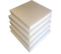 L22G 6 Galettes de Chaise Carrées en Mousse A Recouvrir 40 x 40 x 5 cm Épaisse Mousse de Rembourrage Tapissier Ameublement