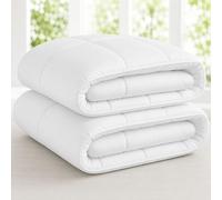 L22G Lot de 2 Couettes 220 x 240cm 300R/M² Enveloppe : 100% Polyester Blanc 100% Polyester Fibre Creuse Siliconée