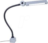 L2W 121210-01 - Lampe à bras flexible CENALED FLOOD FlexArm DC, 8,4 W, 1260 lm,