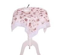 L6NqIAG Napperon Dentelle Nappe brodée en Dentelle, Motif imprimé de Fleurs, Couverture Table rectangulaire, Housse Anti-poussière for Armoire Chevet, décoration Maison(Type1)