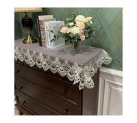 L6NqIAG Napperon Dentelle Nappe de Table rectangulaire en Dentelle brodée, Couverture for Meuble TV, Tissu à Longue Bande, Housse Anti-poussière(Color11,74X250cm)