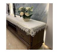 L6NqIAG Napperon Dentelle Nappe de Table rectangulaire en Dentelle brodée, Couverture for Meuble TV, Tissu à Longue Bande, Housse Anti-poussière(Color9,74X270cm)