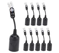 LA BAIESO 10 Pièces E27 Support de Lampe Douille de Construction Support de Lampe Bricolage Chantier de Construction Douille Rénovation Douille Pièces D'Éclairage