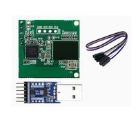 LA BAIESO Capteur Radar LD6001B 60 GHz à Ondes Millimétriques + Carte de Port Série CH340 Module de Capteur de Présence Humaine 3D Multi-Cibles de Haute Précision