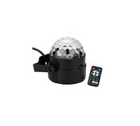 La boule disco menée allume la combinaison de couleurs de la lumière stroboscopique activée par le son dj light 7