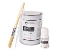 La Boutique du Composite Gel Coat 1kg pour Bateau Fibre de Verre + catalyseur (ROUGE)
