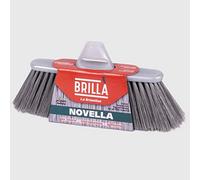 La Briantina Balai d'intérieur Novella pour Tous Les sols de la Maison, avec Poils en Micro-Plumes, maniable et très léger