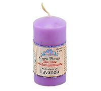 La Briantina Bougie parfumée à occlusion de cire pleine, 8 x 3,8 cm, lilas, parfum de lavande