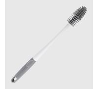 La Briantina Brosse à Bouteilles en Silicone - Manche Ergonomique en polypropylène, tête en Silicone avec Fibres Pointues et lamelles - Lavable au Lave-Vaisselle
