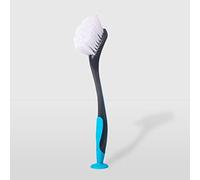 La Briantina Brosse Lave-Vaisselle de Cuisine avec Ventouse Anti-Rayures avec poignée antidérapante pour Assiettes casseroles