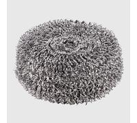 La Briantina Éponge Abrasive en Acier Inoxydable, Éponge en Spirale d'acier de 50 Grammes, Éponge Ø 10 cm pour Casseroles et Vaisselle