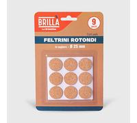 La Briantina Lot de 9 Patins en liège Ronds pour Meubles, Meubles, Meubles, Meubles, sols, diamètre 2,5 cm