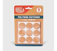 La Briantina Lot de 9 Patins en liège Ronds pour Meubles, Meubles, Meubles, Meubles, sols, diamètre 3 cm