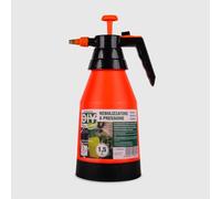 La Briantina Nébuliseur à Pression Rouge 1,5 litre - buse réglable en métal, poignée Ergonomique, Bloc de distribution, Couleur Rouge - pulvérisateur de Jardin, Soin des Plantes, etc.