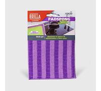 La Briantina Pannospugna Padsponge Extra Combo nettoyant et polissant, pour verre et céramique, réutilisable, 15 x 20 cm.