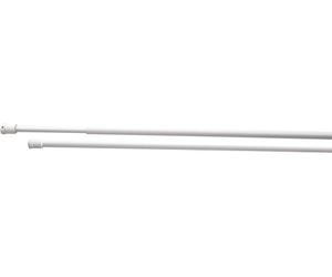 La Briantina Tringle à rideaux en acier blanc 120 cm