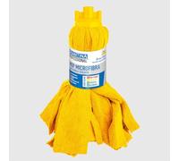 La Briantina Vadrouille en Microfibre Jaune à Frange coupée 260 g - Haute Absorption, pour Zones à Risque intermédiaire, Usage Professionnel et Domestique