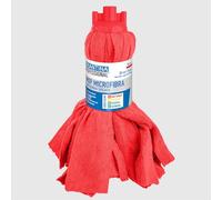 La Briantina Vadrouille en Microfibre Rouge à Frange coupée 260 g - Haute Absorption, pour Les Zones sanitaires, Usage Professionnel et Domestique